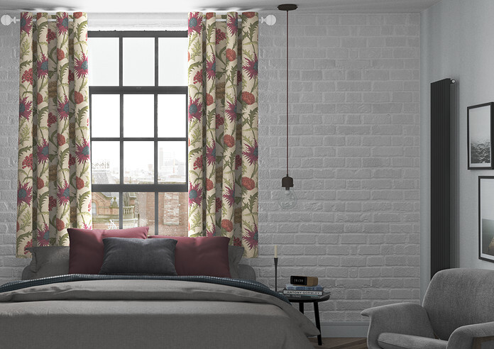 Acanthium, Garnet - Made to Measure Curtains - Image 3